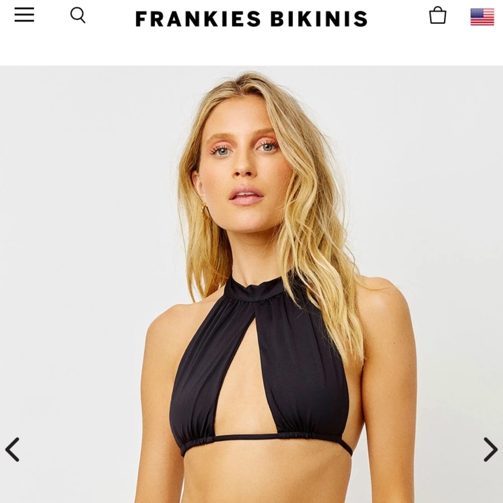 NWT Frankies Bikinis Cupid Top